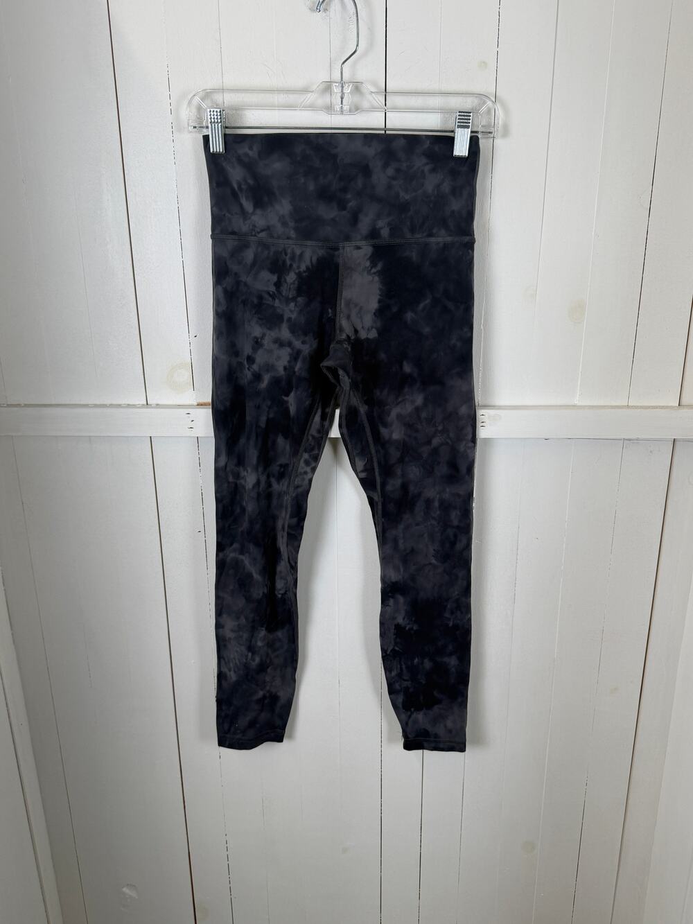 Lululemon Blue Gray Ankle Leggings Women’s Size 6 Nylon